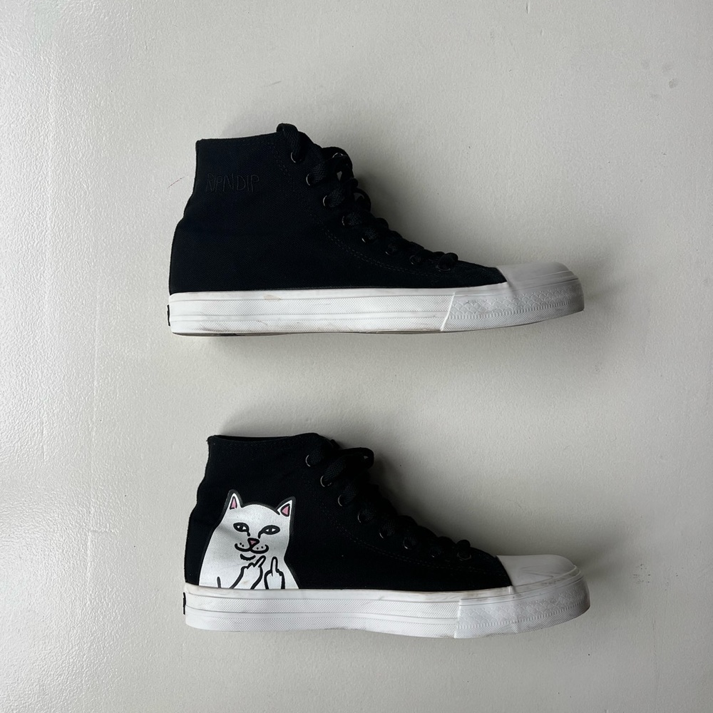 RIPNDIP LORD NERMAL HIGH-TOP SHOES (BLACK)